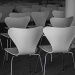 Sjuan (modell 3107) av Arne Jacobsen för Fritz Hansen, 1955