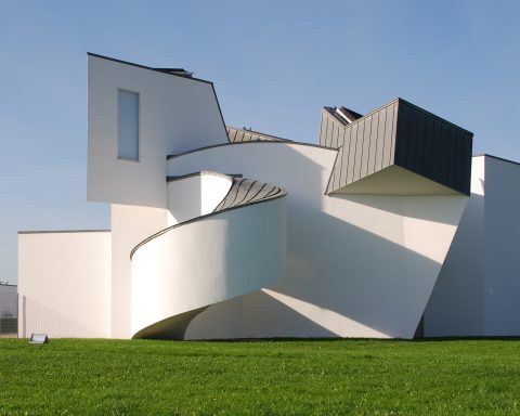 Vitra design museum - Modern byggnad med spiralformad design