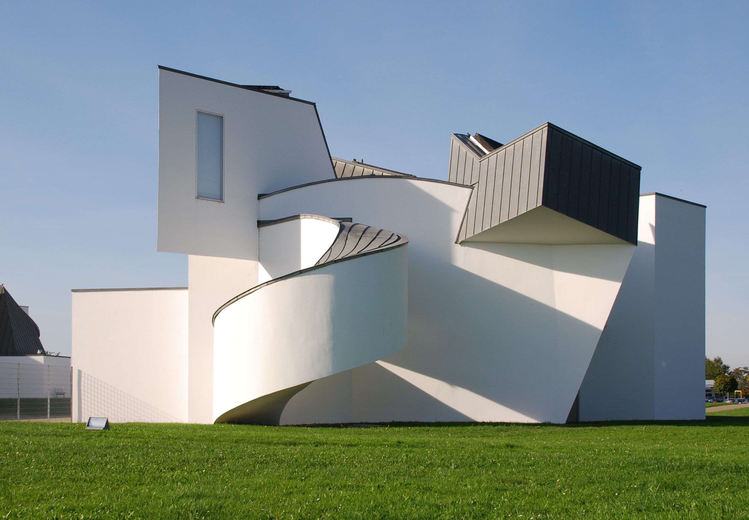 Vitra design museum - Modern byggnad med spiralformad design