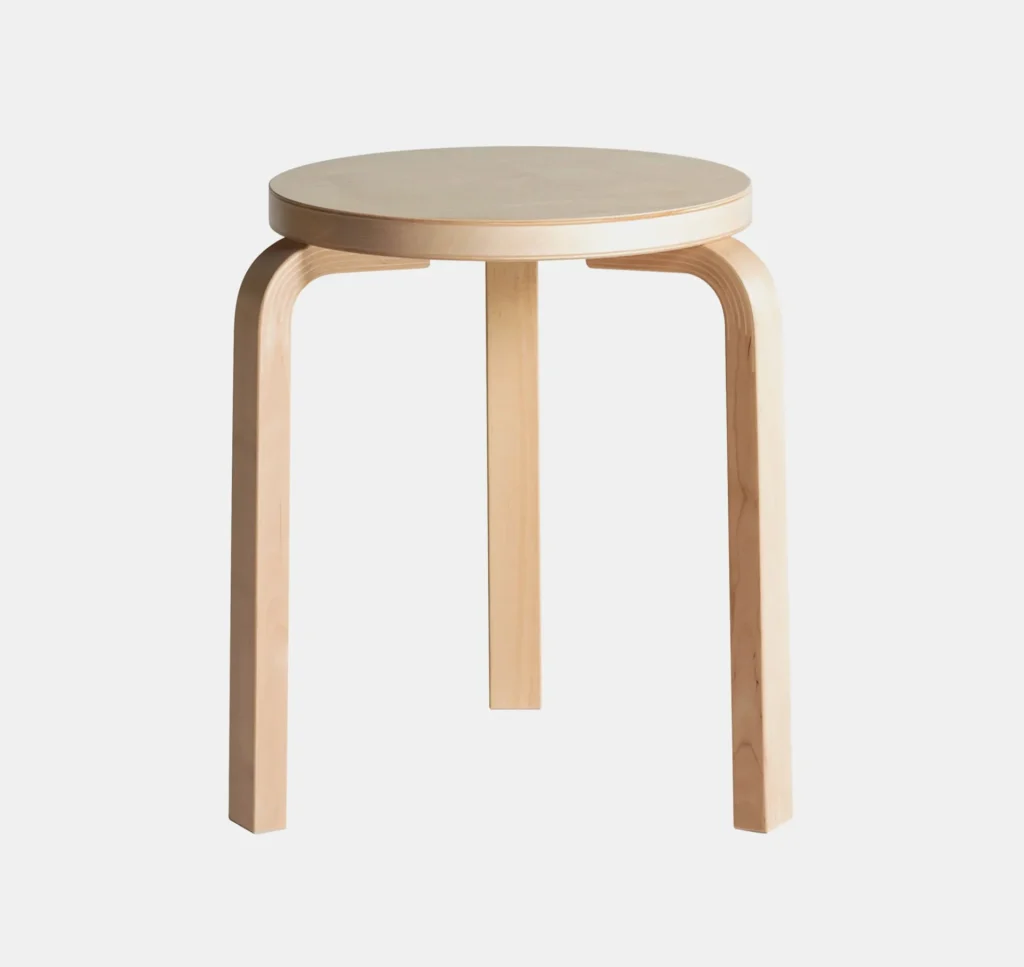 Alvar Aaltos Stool 60 i björk